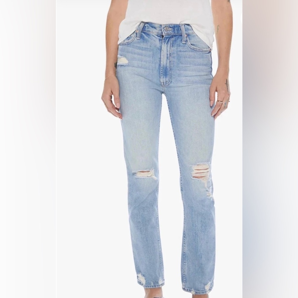 MOTHER denim High Waisted Rider Skimp in The Confession size 26